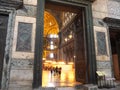 Inside the Hagia Sofia (Aya Sofya)