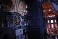 Inside of the Hagia Sophia in Istanbul