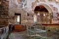 Inside the hagia sophia mosque in iznik. Architectural details