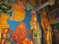Inside a Hindu temple