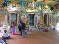 Inside Hindu Temple, Little India, Singapore Royalty Free Stock Photo