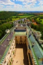 Inside of Hluboka nad Vltavou castle, Czech Republic Royalty Free Stock Photo