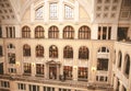 Inside the impressive main building of the University of Debrecen