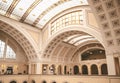 Inside the impressive main building of the University of Debrecen