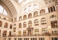 Inside the impressive main building of the University of Debrecen