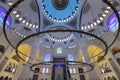 Inside interior of Camlica Mosque