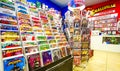Inside interior of a Comic Book Store Royalty Free Stock Photo