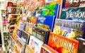 Inside interior of a Comic Book Store Royalty Free Stock Photo