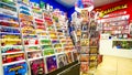 Inside interior of a Comic Book Store Royalty Free Stock Photo