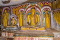 Inside of Interior Dambulla caves complex - Sri Lanka