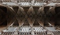 Inside Interior of St. Vitus Cathedral in Prague Castle, Czech Republic.