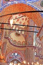 Inside the islamic Blue mosque Royalty Free Stock Photo