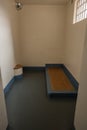 Isolation cell in HMP Shrewsbury prison, The Dana Royalty Free Stock Photo