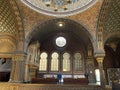 Inside of jewish Spanish synagogue in Prague