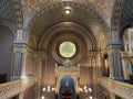 Inside of jewish synagogue in Prague, Czech Republic