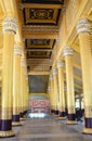 Inside the Kanbawzathadi Palace. Bago. Myanmar Royalty Free Stock Photo