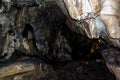 Inside Kents Cavern prehistoric cave