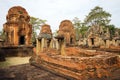 Inside khmer temple