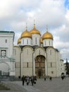 Inside Kremlin. View of Assumption Cathedral Uspensky sobor