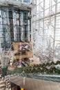 Inside the Langham Place shopping mall in Hong Kong Royalty Free Stock Photo