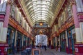 Inside Leadenhall Market on Gracechurch Street in London, England