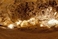 Inside A Limestone Cave