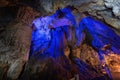 Inside the Tham Chang Cave in Vang Vieng Royalty Free Stock Photo