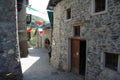 Inside the little village of Ferrere, 1,869 m, Argentera, Maritime Alps (28th July, 2013). Royalty Free Stock Photo