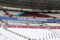 Inside London Olympic Stadium Royalty Free Stock Photo