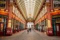 Inside London`s amazing Leadenhall Market Royalty Free Stock Photo