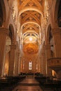 Inside Lucca Cathedral which is a Roman Catholic cathedral, Lucca, Tuscany, Italy Royalty Free Stock Photo