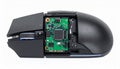 Inside the Machine - Computer Mouse Electronics Royalty Free Stock Photo