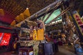 Inside the main hall of Phu Chau temple is elaborately decorated with many fragments of crockery, with a age of 3 centuries and is