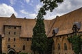 Inside of Medieval Gothic Castle Complex - Malbork Castle, Poland Royalty Free Stock Photo