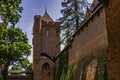 Inside of Medieval Gothic Castle Complex - Malbork Castle, Poland Royalty Free Stock Photo