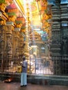 Inside the Menakshi Temple Madurai