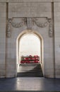 Inside the Menin Gate in Ypres Royalty Free Stock Photo