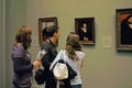 Inside the MET Art Gallery, New York City USA Royalty Free Stock Photo