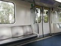 Inside Metro Train