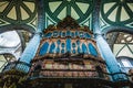 Inside Metropolitan Cathedral Mexico City Church Chandelier Golden Balcony Gothic Architecture Construction Historic Center Royalty Free Stock Photo