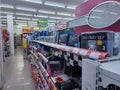 The inside of a minimarket that sells various Royalty Free Stock Photo