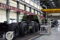 Inside of the Minsk Wheel Tractor Plant.