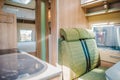 Inside Modern Camper Van Royalty Free Stock Photo