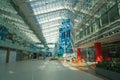 Inside Moscow Skolkovo Amaltea business center building Royalty Free Stock Photo