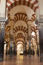 Inside the Mosque-cathedral of Cordoba