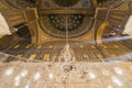 Inside of the mosque of Muhammad Ali, Saladin Citadel of Cairo Royalty Free Stock Photo