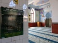 Inside of the mosque of Tbilisi in Georgia. Royalty Free Stock Photo