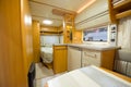 Inside motor home detail Royalty Free Stock Photo