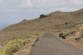 Inside mountains of El Hierro Island Royalty Free Stock Photo