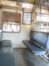 Inside Mumbai local train Royalty Free Stock Photo